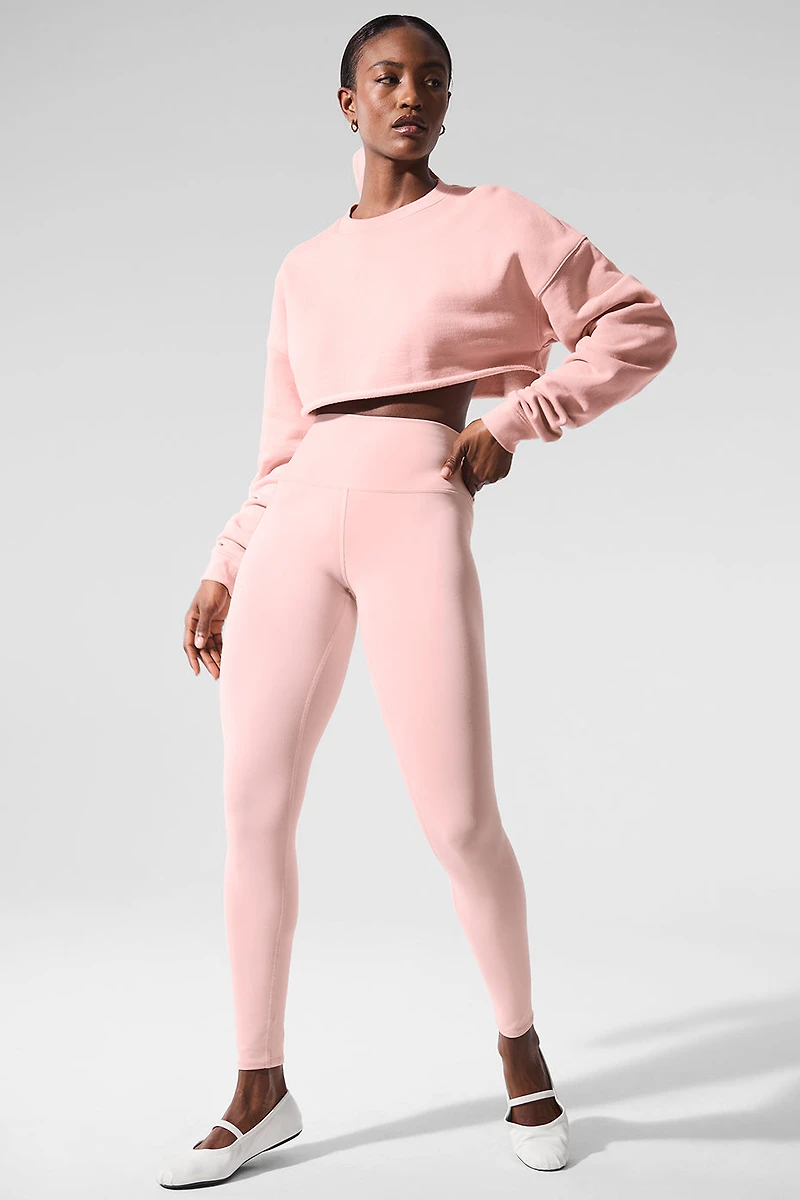 High-Waist Airbrush Legging - Pink Quartz