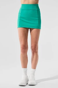 Airbrush High-Waist Good Form Tennis Skirt - Spruce Green