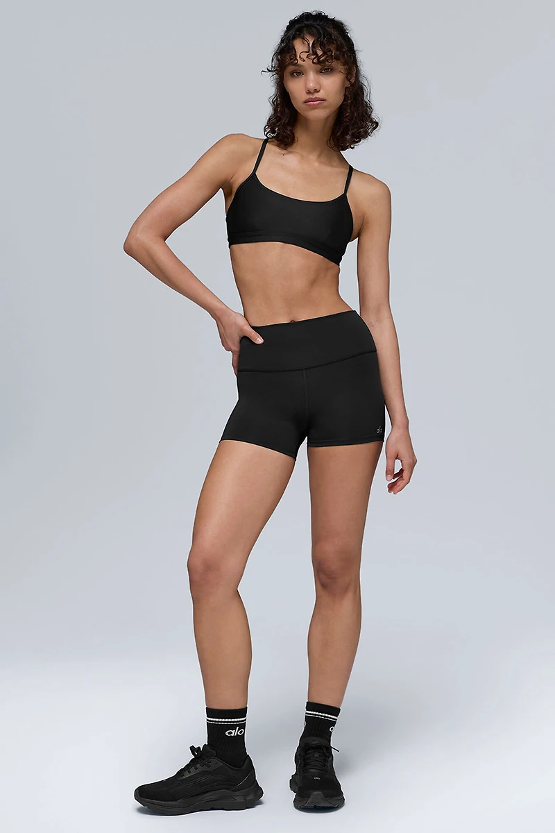 3" High-Waist Airlift Short - Black