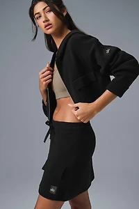 Scholar Knit Cargo Skirt