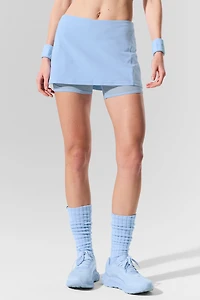 Alosoft Serve It Up Skirt - Seashell Blue