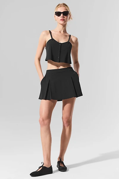 Dreamscape Tennis Skirt - Black