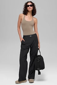 Sleek Back Bodysuit - Gravel