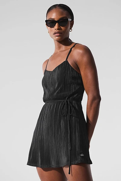 Micro Plisse Game On Tennis Dress