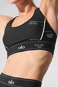 Airlift Suit Up Bra - Black/White