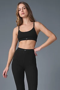 Pointelle Sweater Be Mine Bra - Black