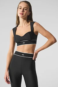 Airlift Alignment Bra - Black/White