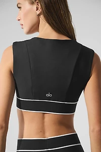 Airlift Alignment Bra - Black/White