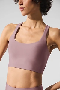 Airlift Sleek Bra Tank - Smoky Quartz