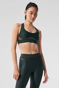 Airlift Rebel Bra - Charcoal Green