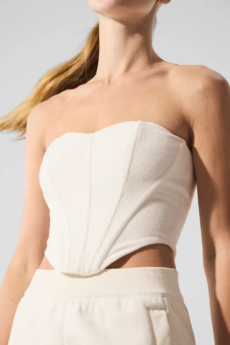 Polar Fleece Corset - Ivory