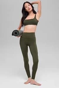 ALO Softsculpt Precision Bra - Green Olive