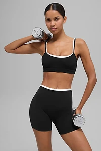 Airbrush Double Up Bra - Black/White