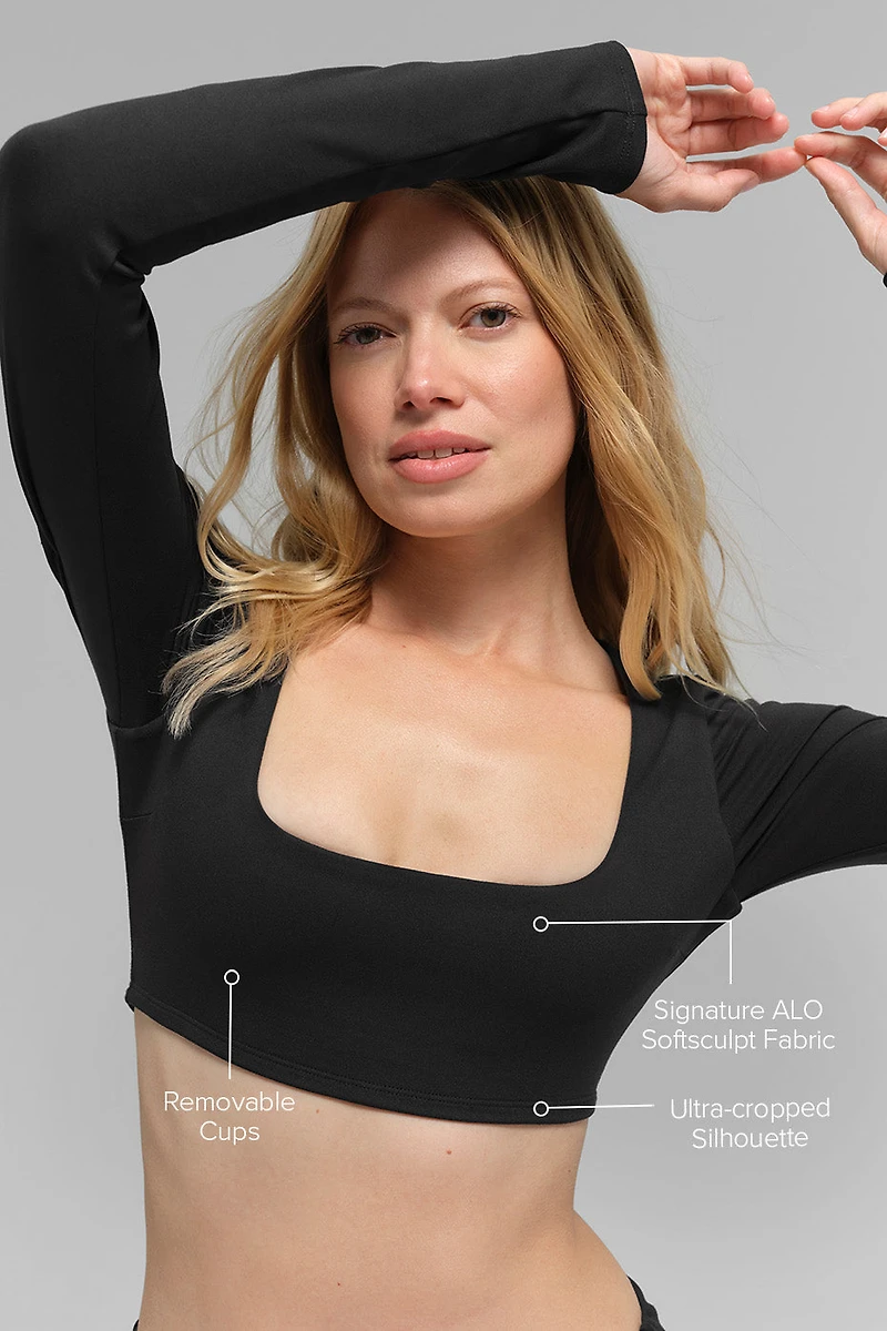 ALO Softsculpt Precision Long Sleeve Bra