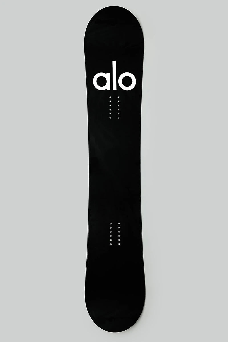 ALO Glacier Snowboard - Black/White