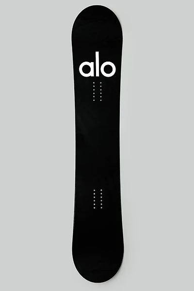 ALO Glacier Snowboard - Black/White