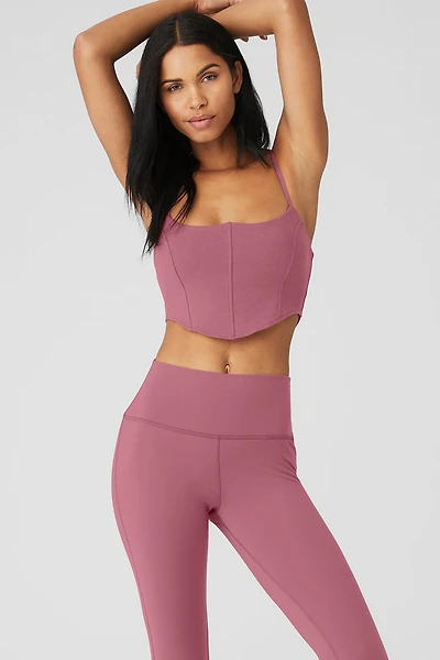 ALO Softsculpt Bra Tank - Mars Clay