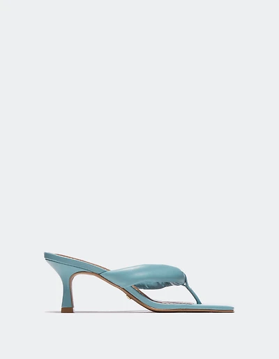 Gardenia Blue Leather