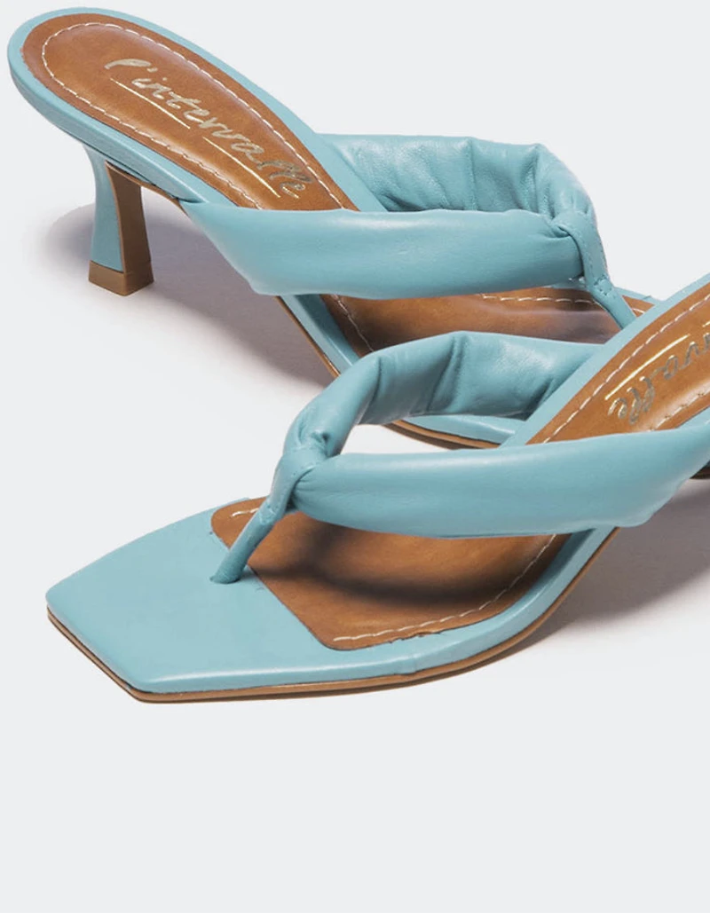 Gardenia Blue Leather