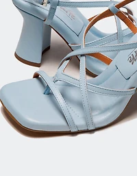 Lefkada Light Blue Leather