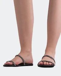 Twiggy Black Leather