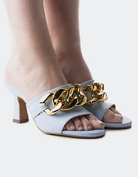 Calliope Light Blue Leather