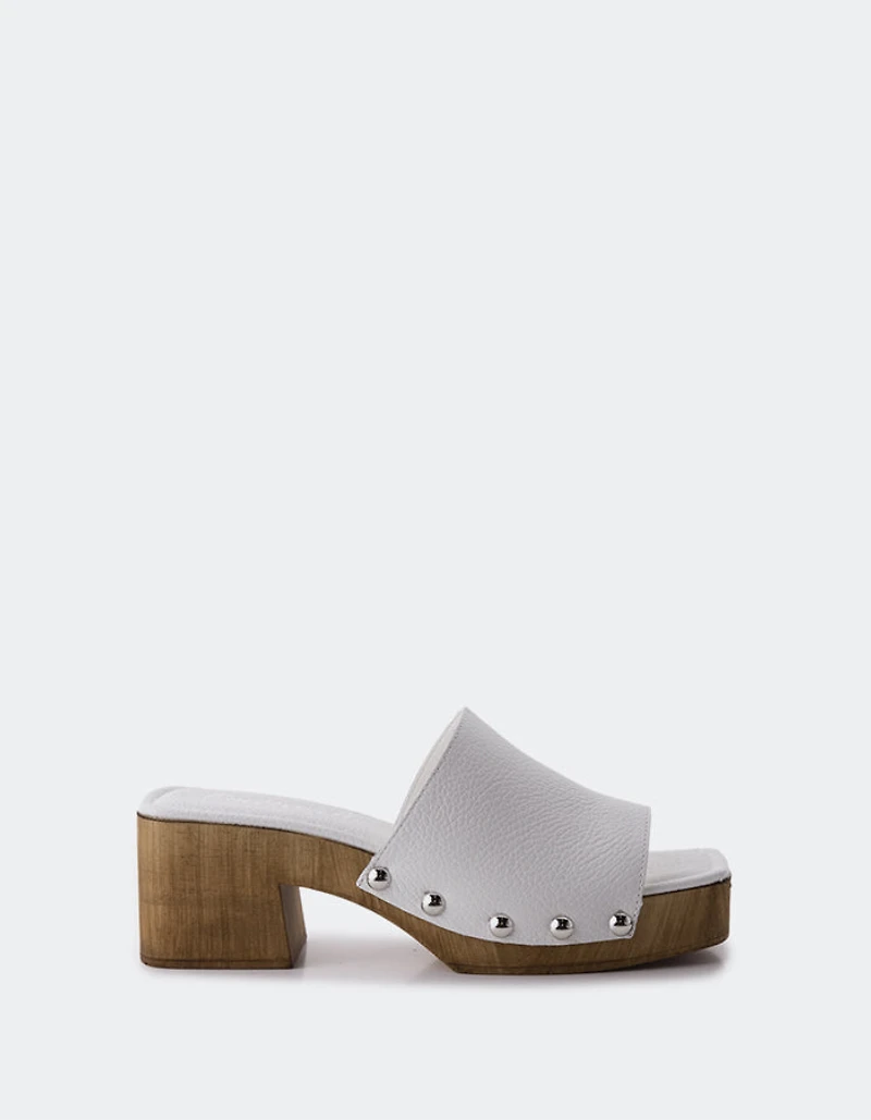 Maja White Leather