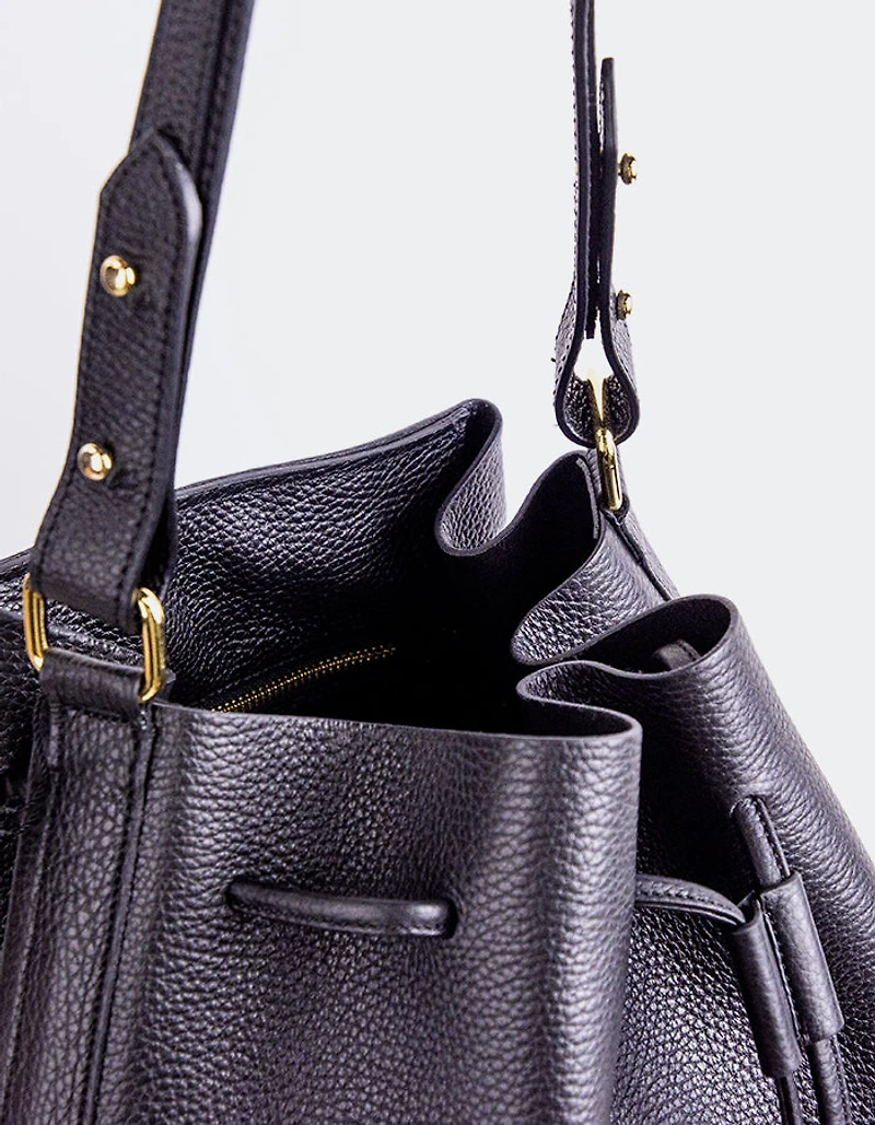 Aldie Black Leather