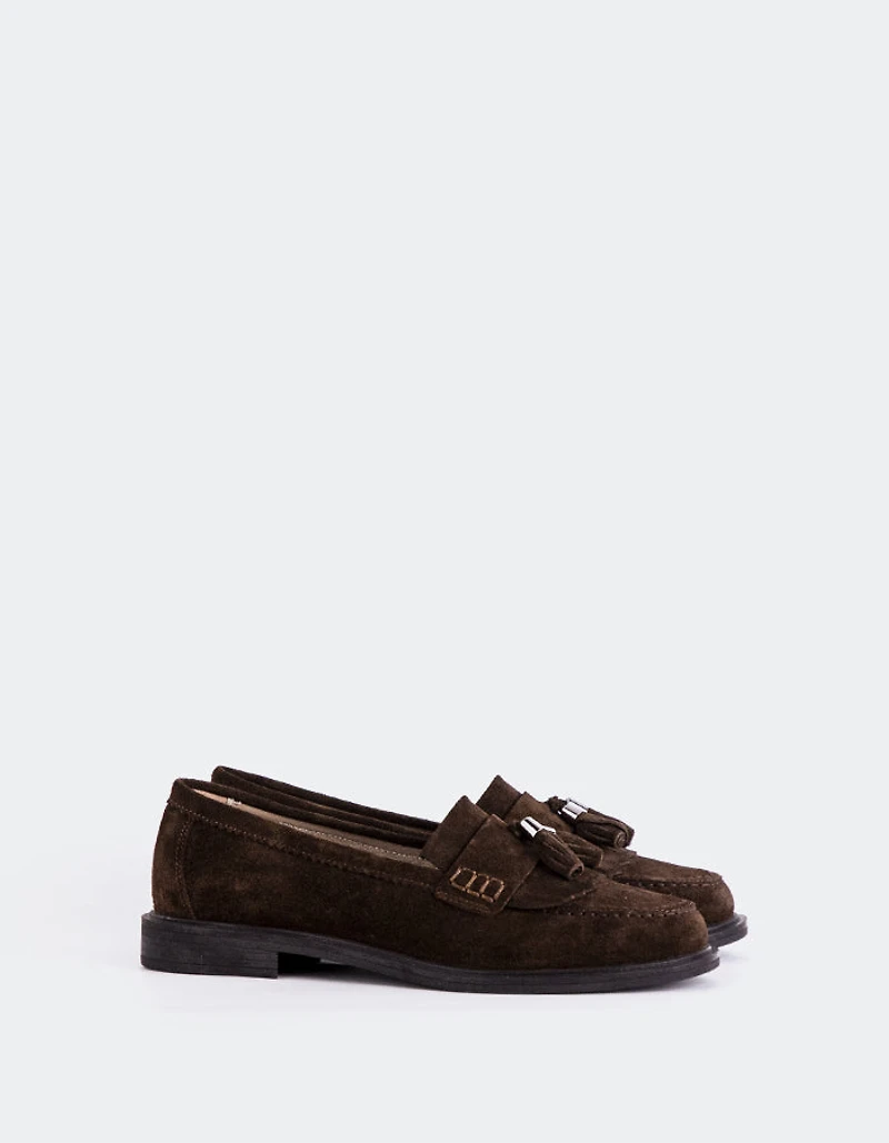 Amani Brown Suede