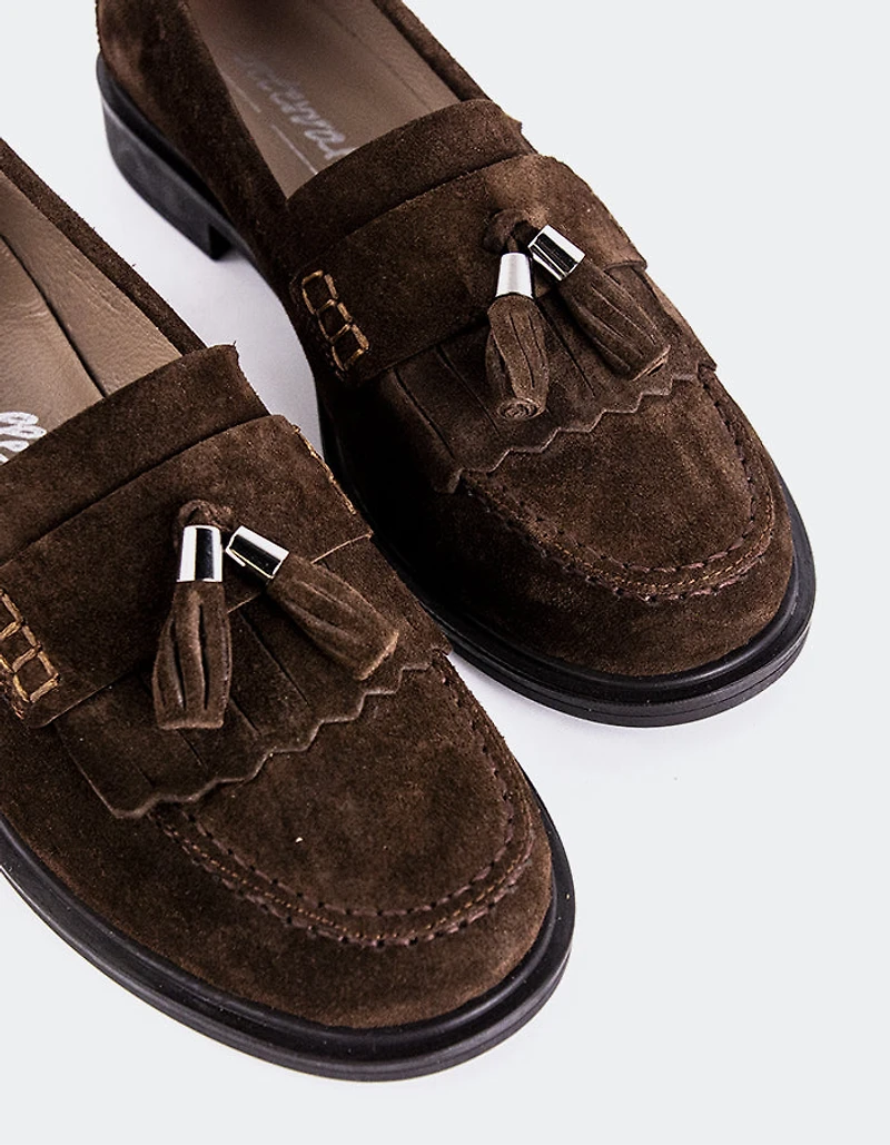 Amani Brown Suede