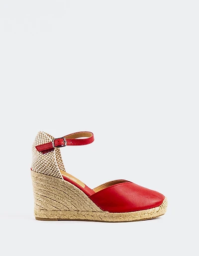 Beatrice Red Leather