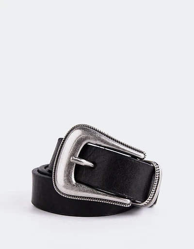 Beltrix Black Leather