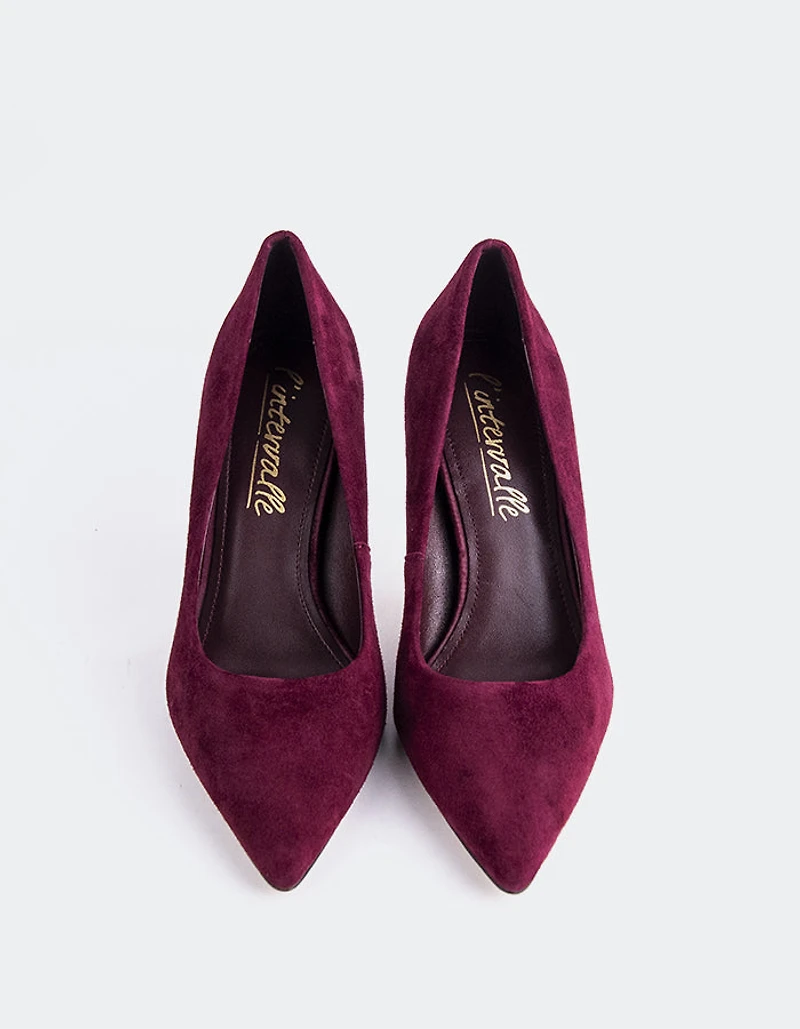 Borealis Burgundy Suede
