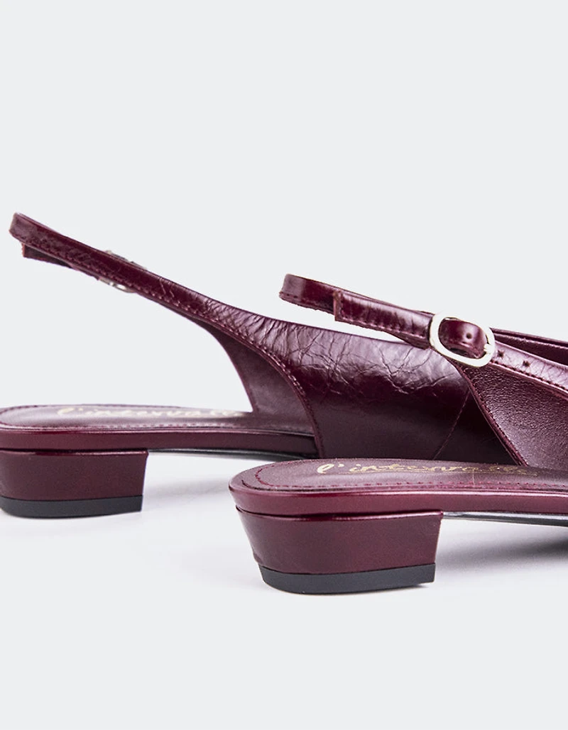 Brassia Burgundy Leather