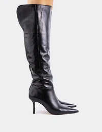 Bryson Black Leather