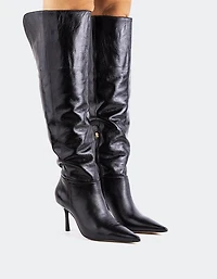 Bryson Black Leather