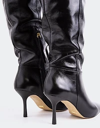 Bryson Black Leather