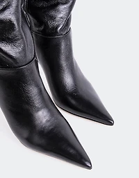 Bryson Black Leather