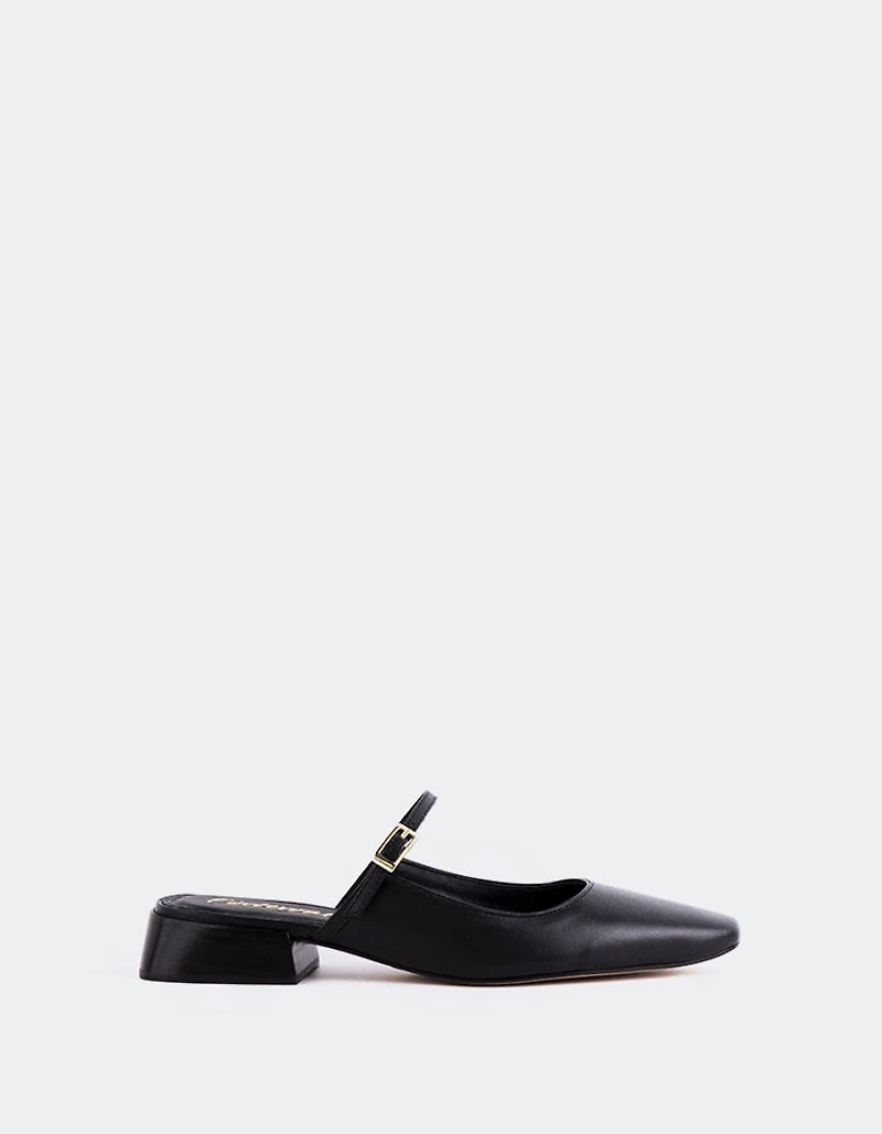 Calantha Black Leather