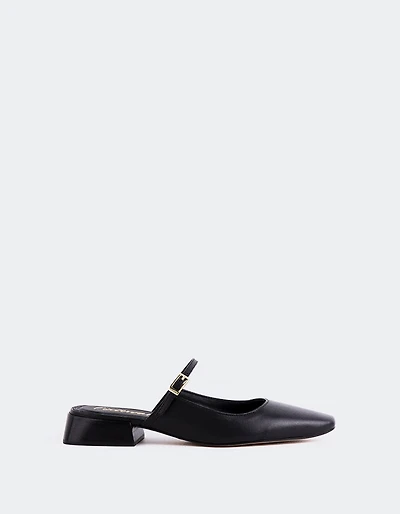 Calantha Black Leather