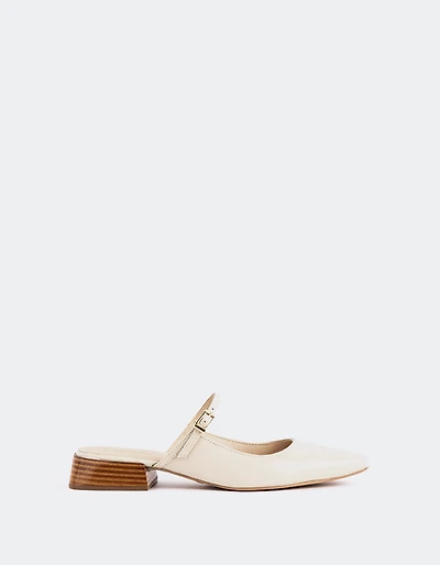 Calantha Off White Leather