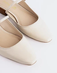 Calantha Off White Leather