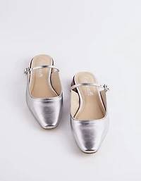Calantha Silver Leather
