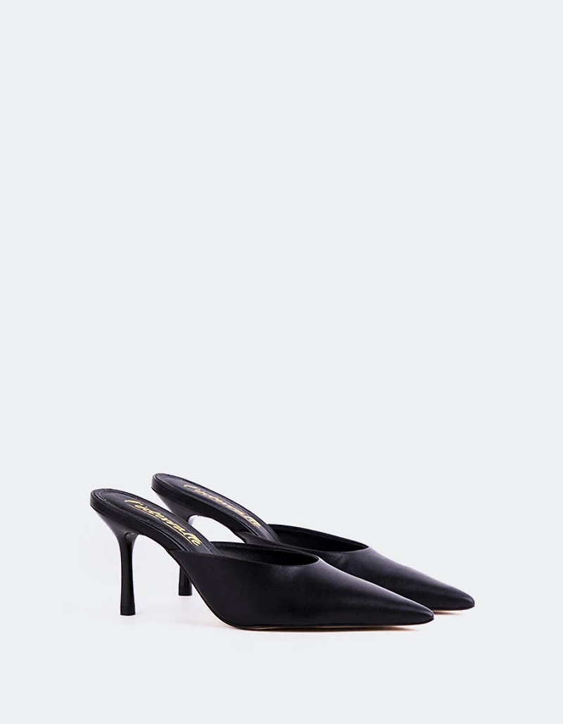 Carys Black Leather