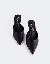Carys Black Leather