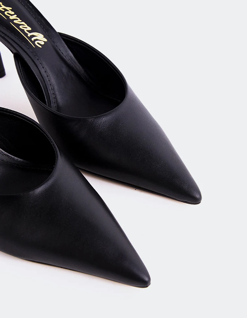 Carys Black Leather