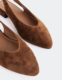 Cattleya Brown Suede