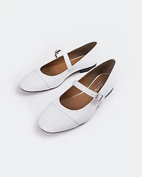 Causeway White Leather