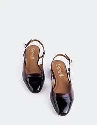 Chysis Black/Burgundy Patent