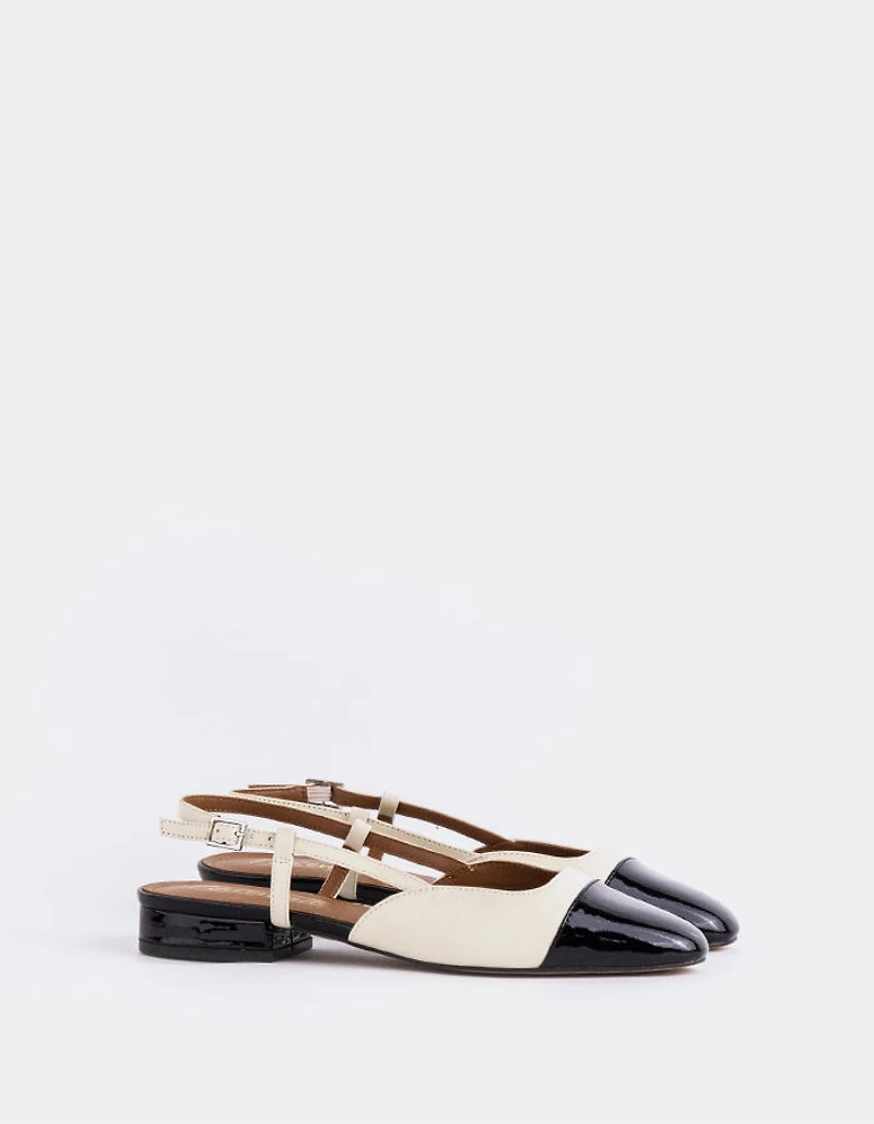 Chysis Black/Off White Patent